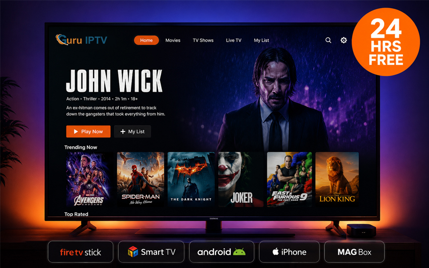Guru IPTV is the best IPTV provider